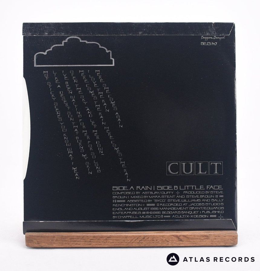 The Cult - Rain - 7" Vinyl Record - VG+/EX