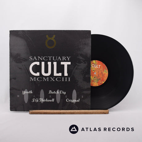 The Cult Sanctuary MCMXCIII Mixes 12" Vinyl Record - Front Cover & Record
