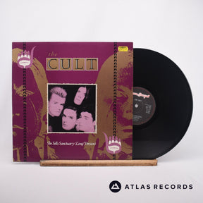 The Cult She Sells Sanctuary 12" Vinyl Record - Front Cover & Record