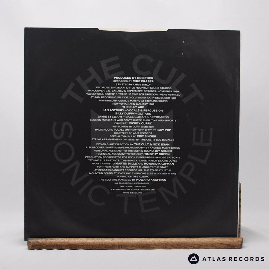 The Cult - Sonic Temple - Damont LP Vinyl Record - EX/VG+