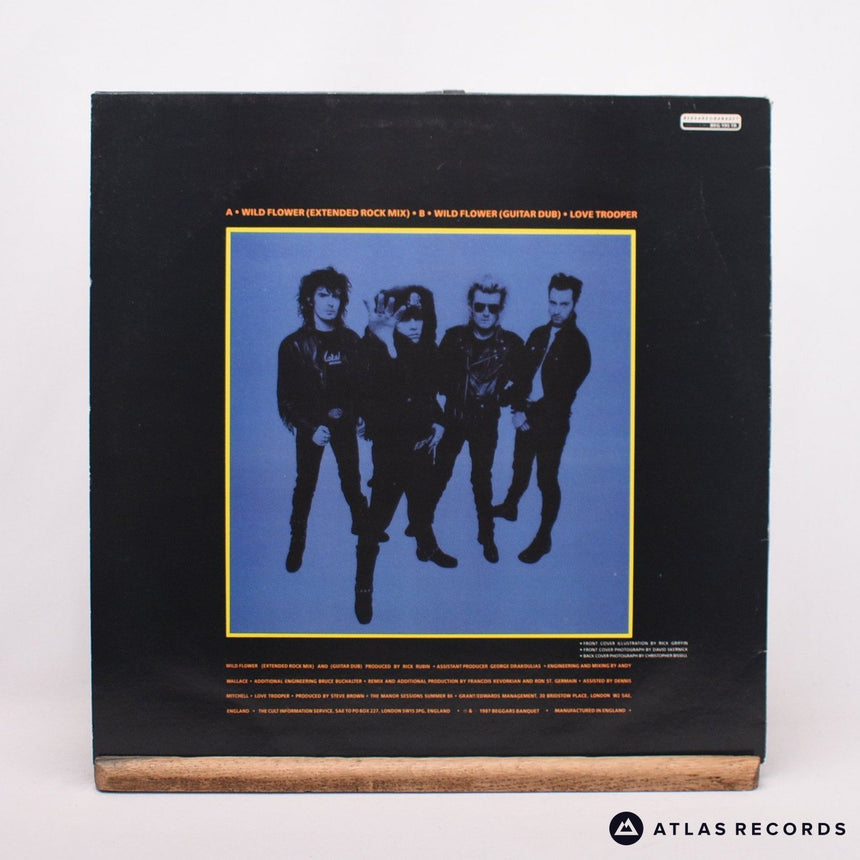 The Cult - Wild Flower - Damont 12" Vinyl Record - VG+/VG+