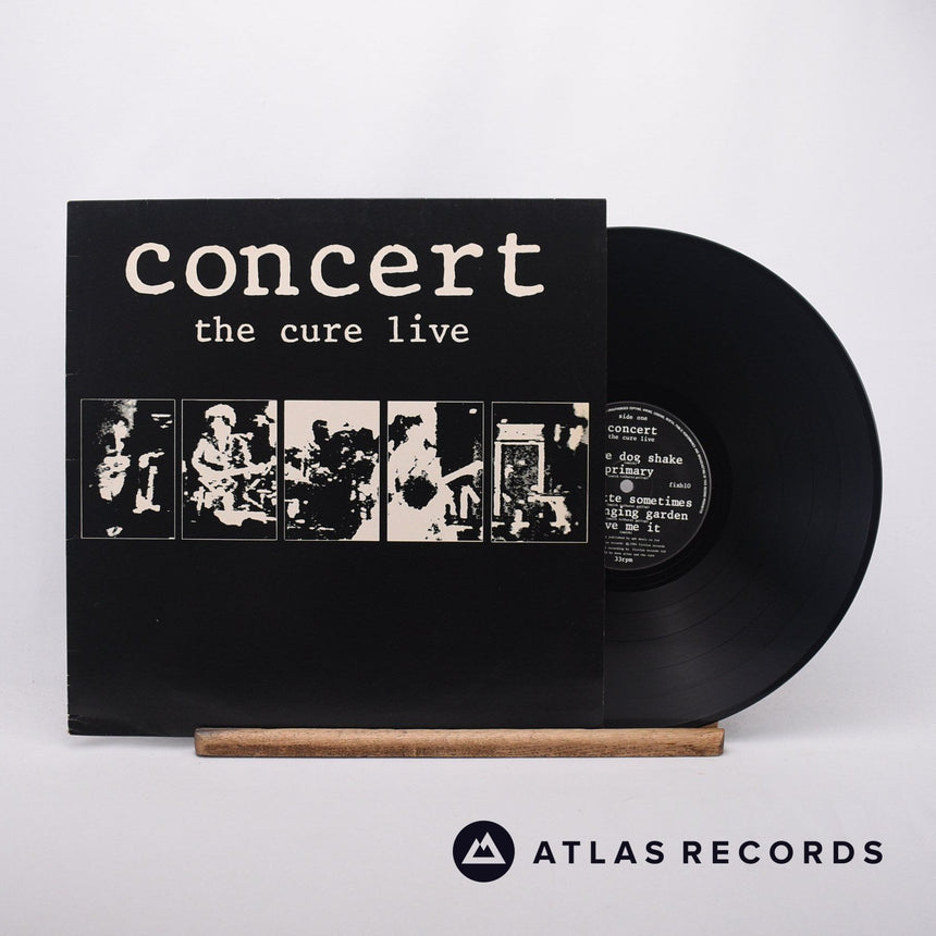 The Cure Concert LP Vinyl Record - Front Cover & Record