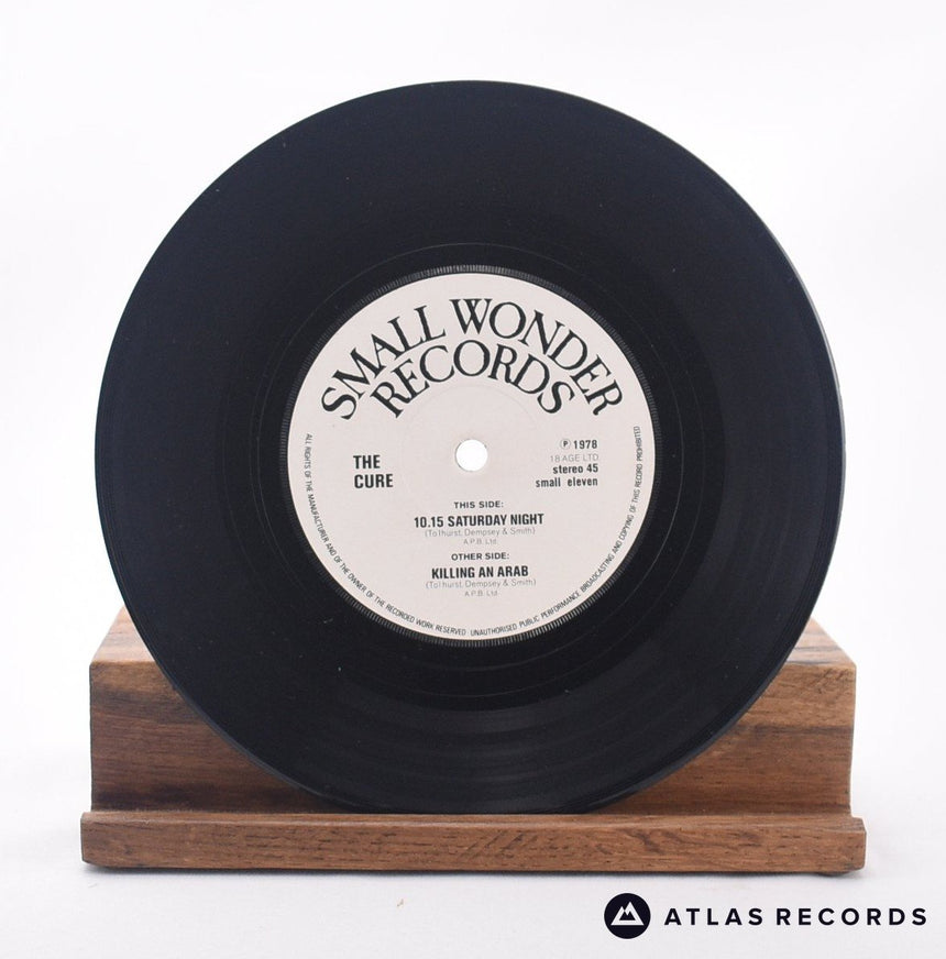 The Cure - Killing An Arab - Rounded Thumbcut 7" Vinyl Record - VG+/VG+