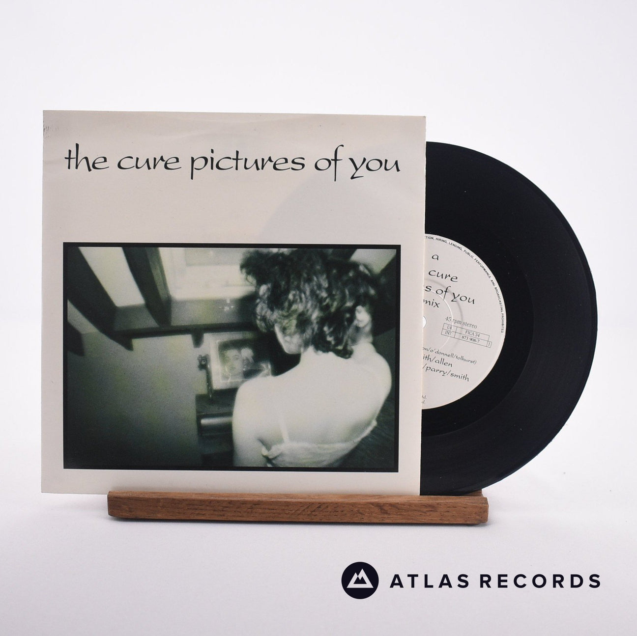 The Cure Pictures Of You 7" Vinyl Record - Front Cover & Record