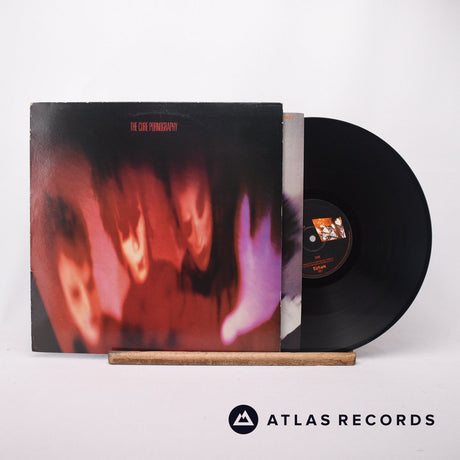 The Cure Pornography LP Vinyl Record - Front Cover & Record