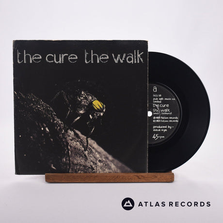 The Cure The Walk 7" Vinyl Record - Front Cover & Record