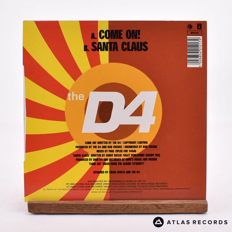 The D4 - Come On! - 7" Vinyl Record - NM/NM