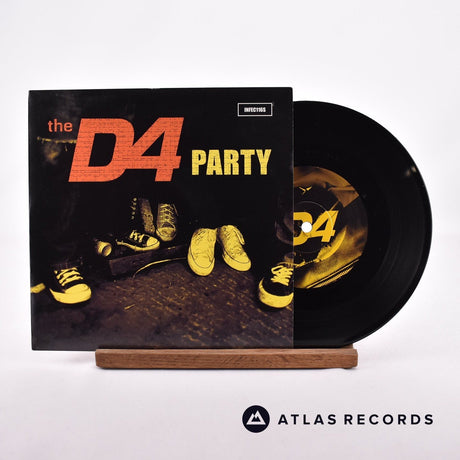 The D4 Party 7" Vinyl Record - Front Cover & Record