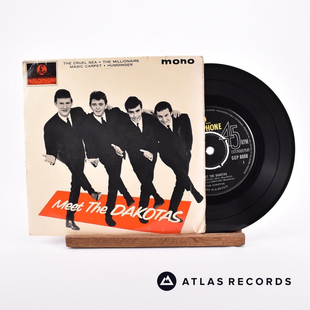 The Dakotas Meet The Dakotas 7" Vinyl Record - Front Cover & Record