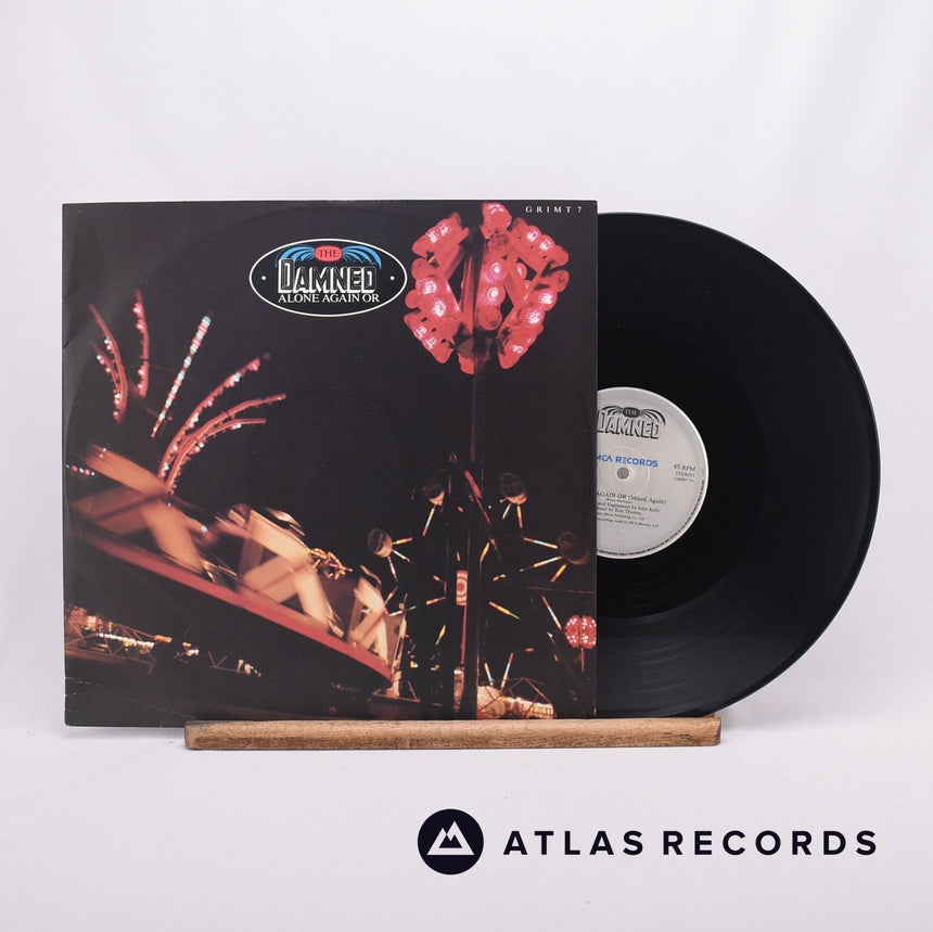 The Damned Alone Again Or 12" Vinyl Record - Front Cover & Record