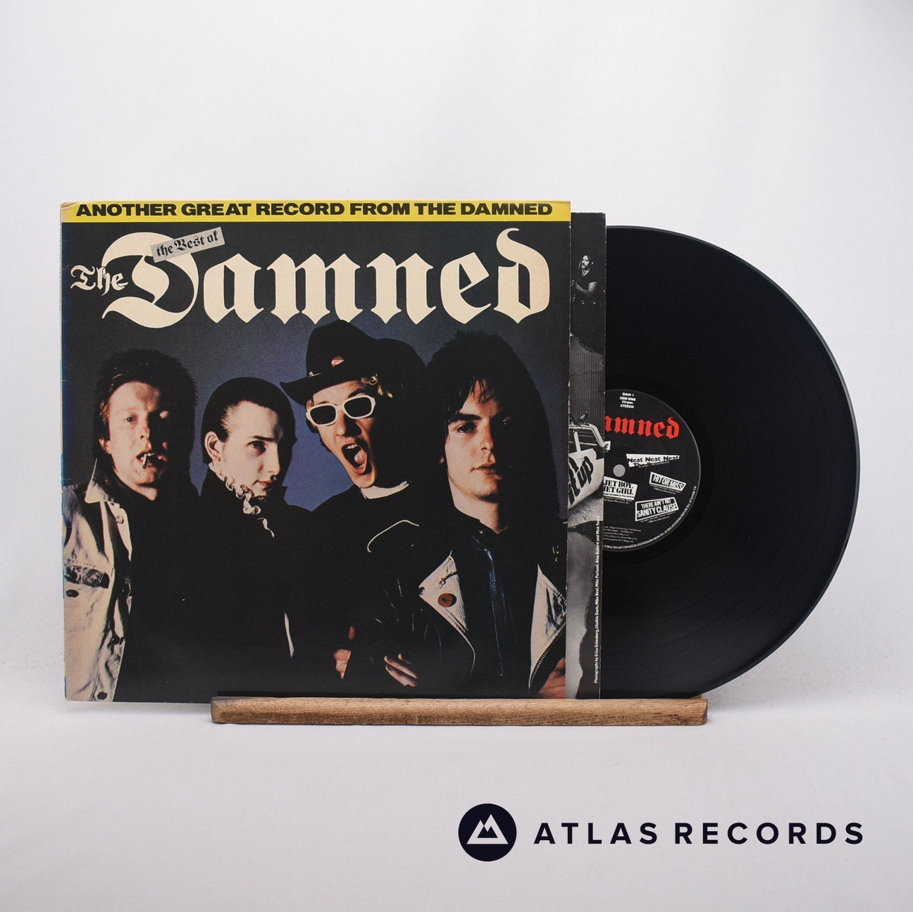 The Damned Another Great Record From The Damned: The Best Of The Damned LP Vinyl Record - Front Cover & Record