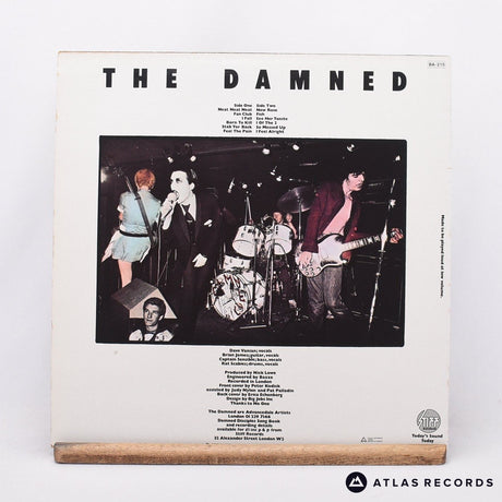 The Damned - Damned Damned Damned - Repress France A B LP Vinyl Record - EX/VG+