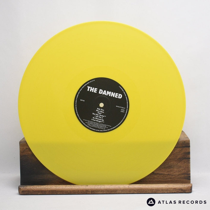 The Damned - Damned Damned Damned - Yellow LP Vinyl Record - EX/EX