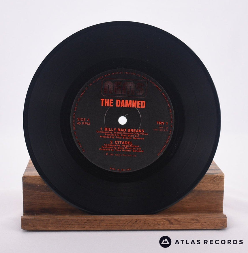 The Damned - Friday 13th EP - 7" EP Vinyl Record - VG+/VG+