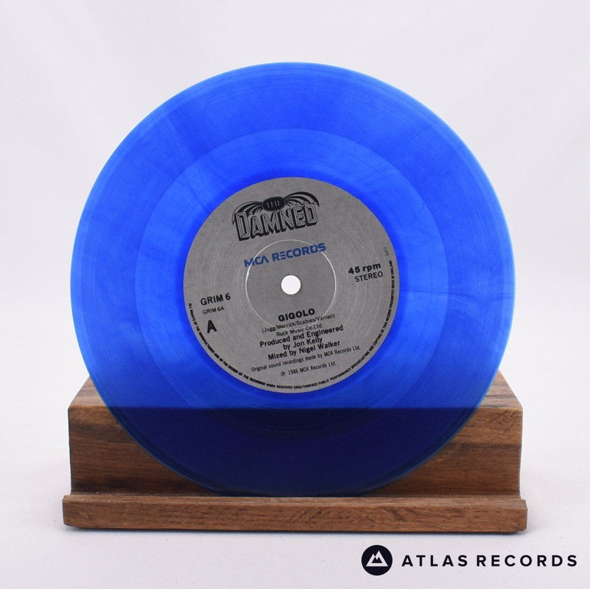 The Damned - Gigolo - Blue Transparent Limited Edition 7" Vinyl Record - EX/EX