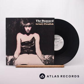 The Damned Grimly Fiendish 12" Vinyl Record - Front Cover & Record