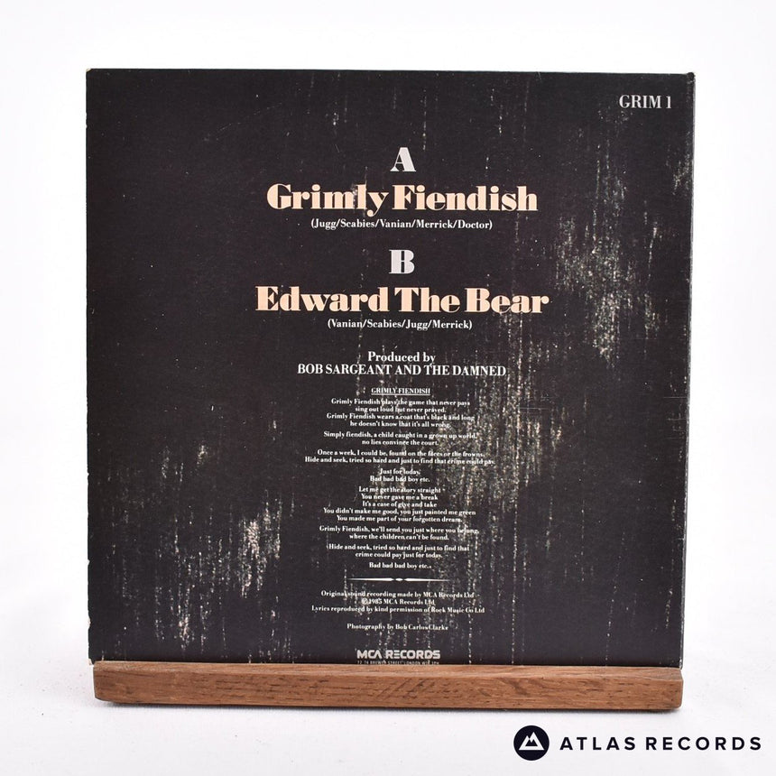 The Damned - Grimly Fiendish - Gatefold 7" Vinyl Record - EX/VG+