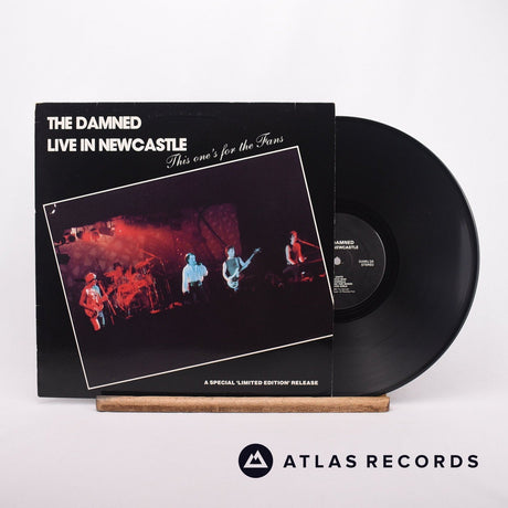 The Damned Live In Newcastle LP Vinyl Record - Front Cover & Record