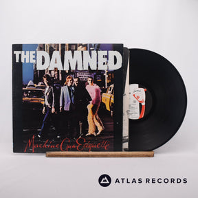 The Damned Machine Gun Etiquette LP Vinyl Record - Front Cover & Record