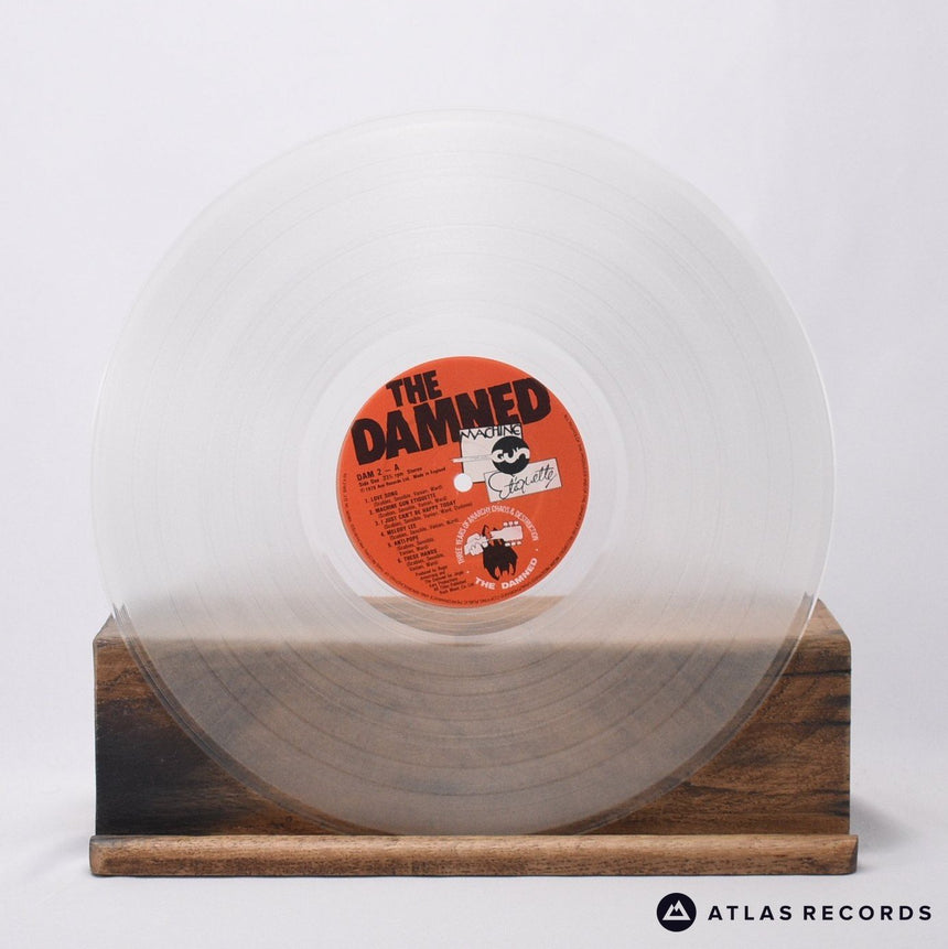 The Damned - Machine Gun Etiquette - Clear Reissue LP Vinyl Record - VG+/EX