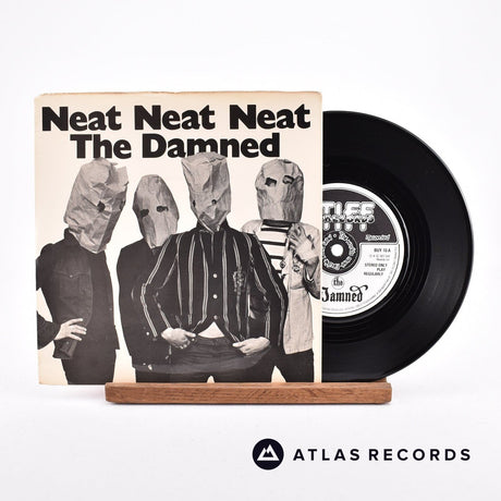 The Damned Neat Neat Neat 7" Vinyl Record - Front Cover & Record