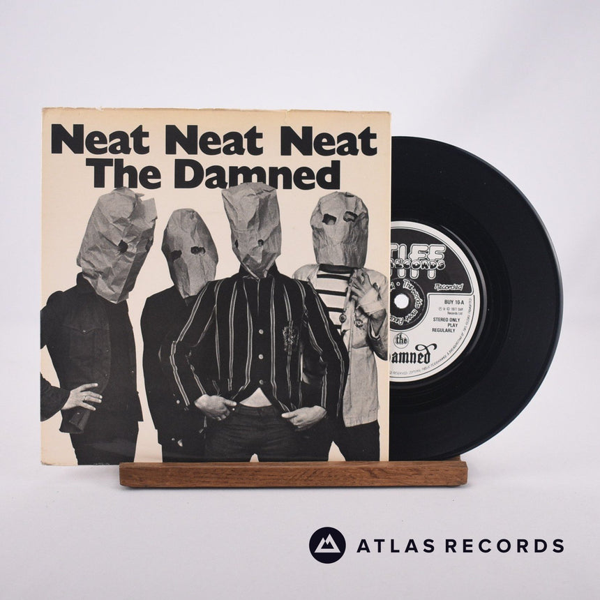 The Damned Neat Neat Neat 7" Vinyl Record - Front Cover & Record