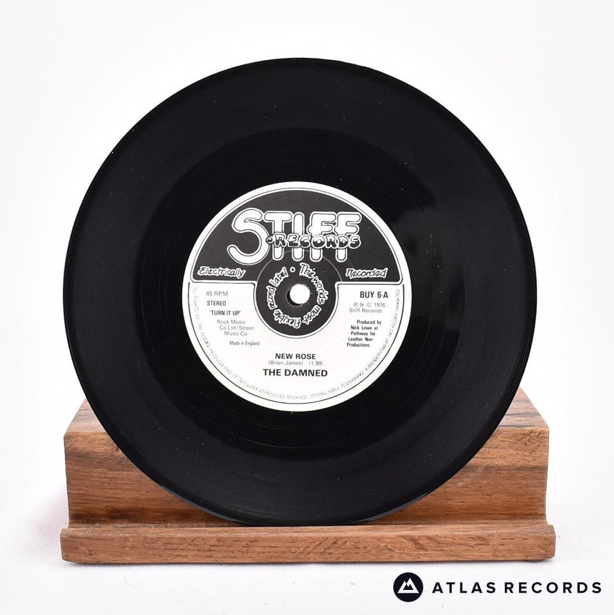 The Damned - New Rose - Reissue 7" Vinyl Record - EX/EX