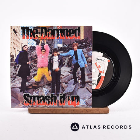 The Damned Smash It Up 7" Vinyl Record - Front Cover & Record
