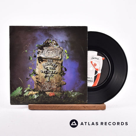 The Damned The History Of The World Part I 7" Vinyl Record - Front Cover & Record