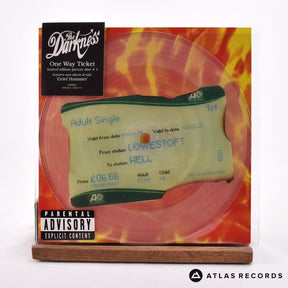 The Darkness One Way Ticket 7" Vinyl Record - Front Cover & Record