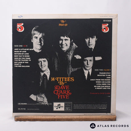 The Dave Clark Five - 5 By 5 - Mono Textured Sleeve LP Vinyl Record - VG+/VG+