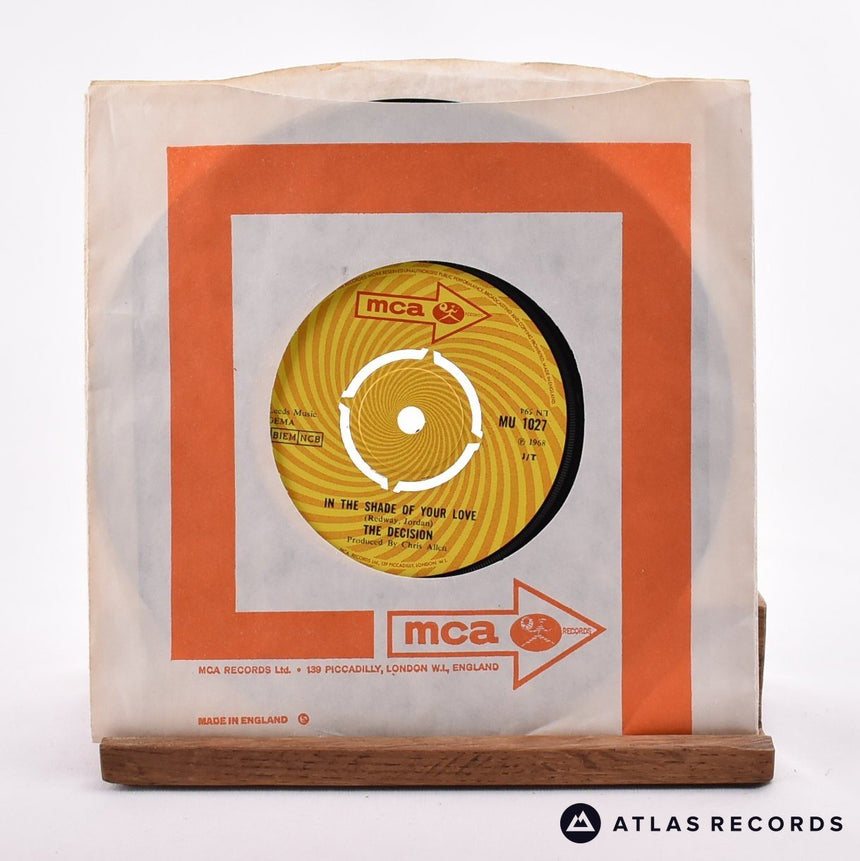 The Decision - In The Shade Of Your Love - 7" Vinyl Record - VG+/EX