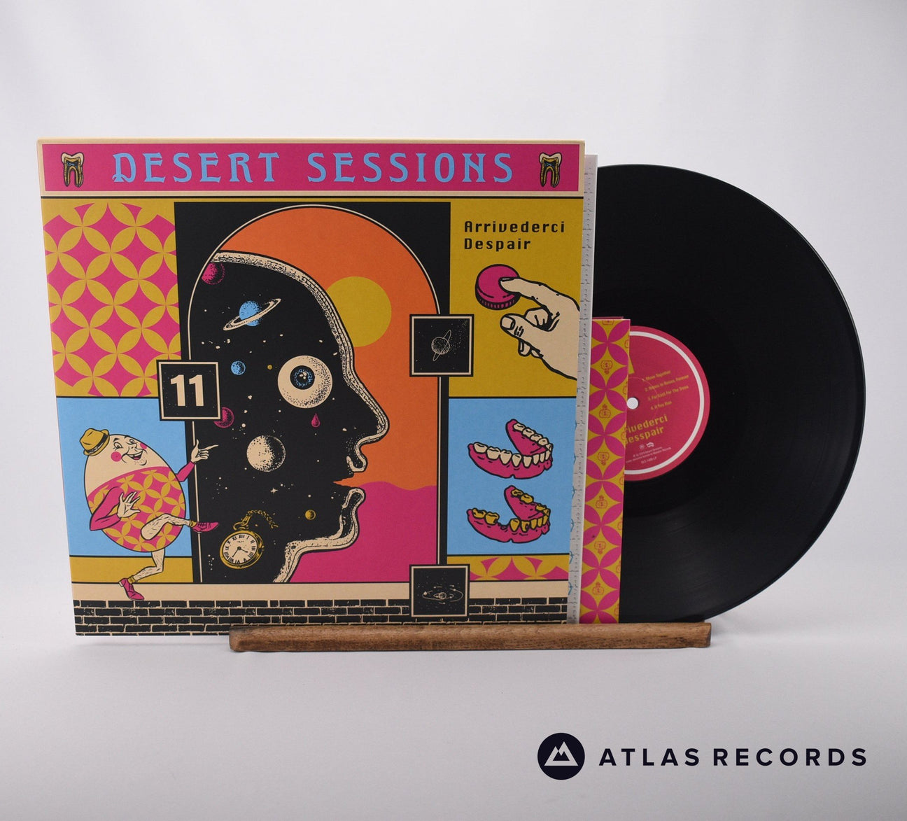 The Desert Sessions Desert Sessions Vol. 11 & 12 LP Vinyl Record - Front Cover & Record