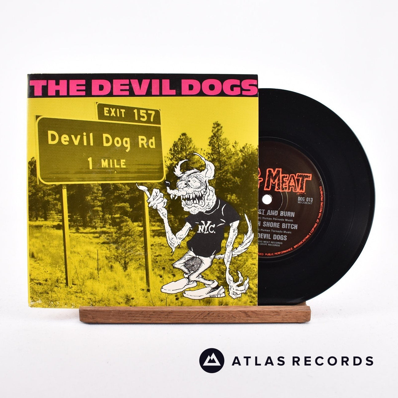 The Devil Dogs Devil Dog Rd 7" Vinyl Record - Front Cover & Record