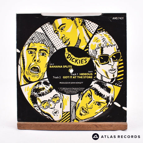 The Dickies - Banana Splits - Yellow 7" Vinyl Record - VG/EX