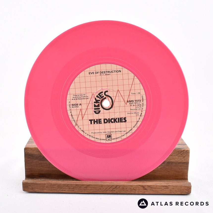 The Dickies - Eve Of Destruction - Pink 7" Vinyl Record - VG+/VG+