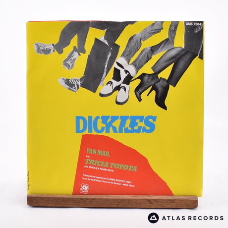The Dickies - Fan Mail - Red Transparent Poster Sleeve 7" Vinyl Record - EX/EX