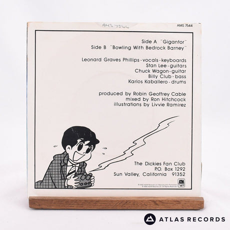 The Dickies - Gigantor - Yellow 7" Vinyl Record - VG+/EX