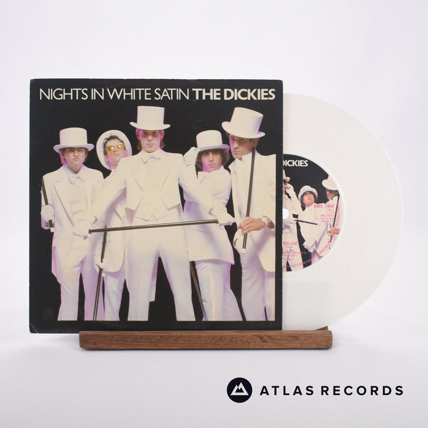 The Dickies Nights In White Satin 7" Vinyl Record - Front Cover & Record
