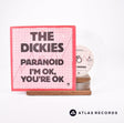 The Dickies Paranoid 7" Vinyl Record - Front Cover & Record