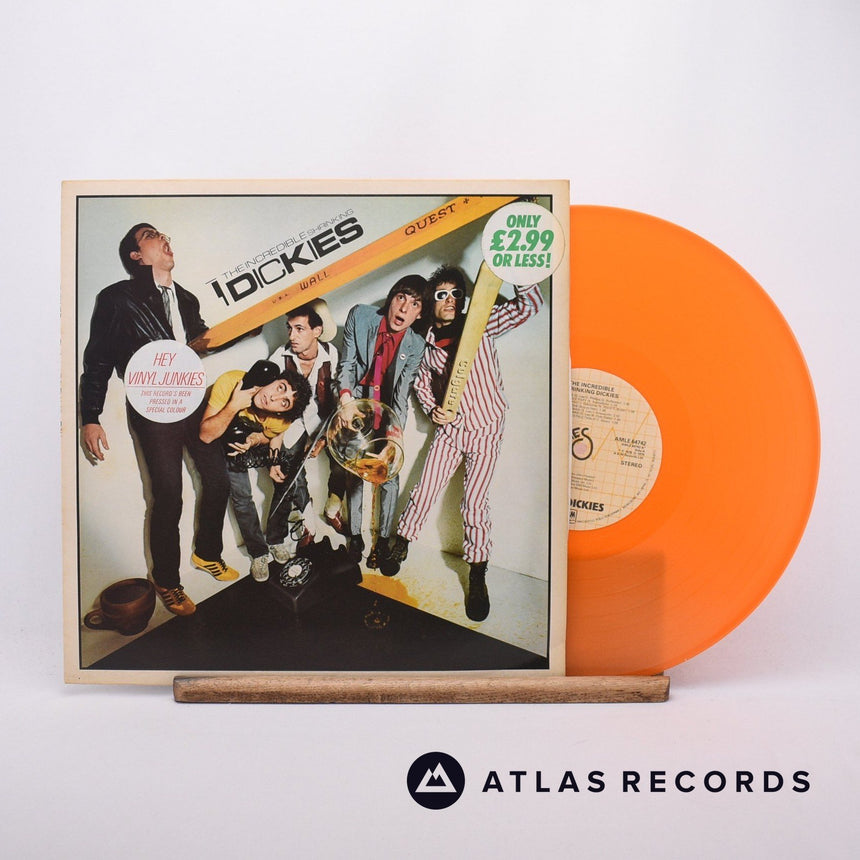 The Dickies The Incredible Shrinking Dickies LP Vinyl Record - Front Cover & Record