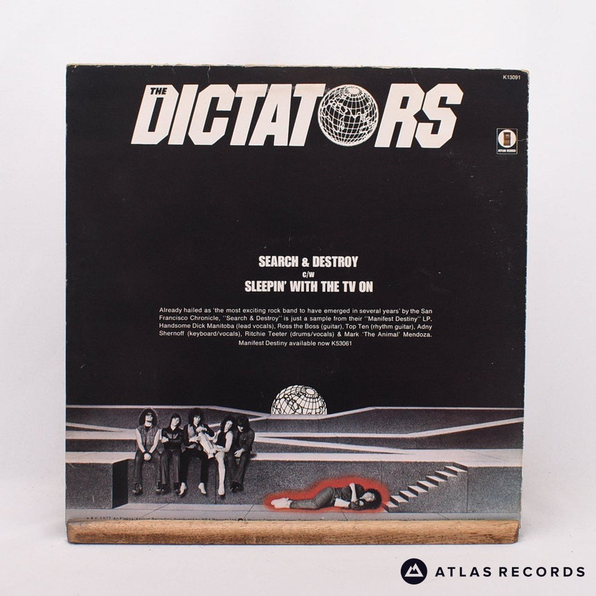 The Dictators - Search & Destroy - 12" Vinyl Record - VG+/VG+