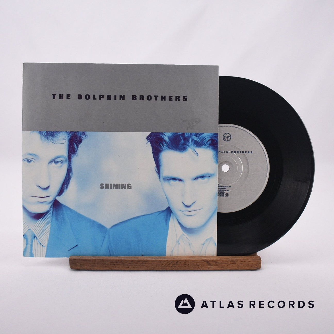 The Dolphin Brothers Shining 7" Vinyl Record - Front Cover & Record