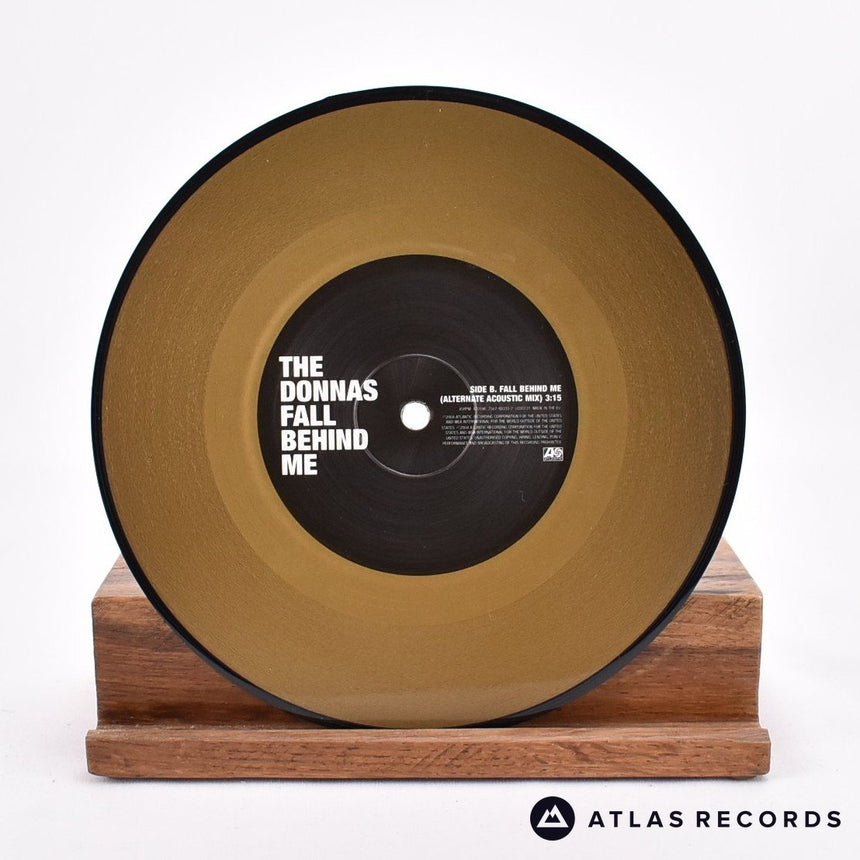 The Donnas - Fall Behind Me - Gold Picture Disc 7" Vinyl Record - NM/VG+