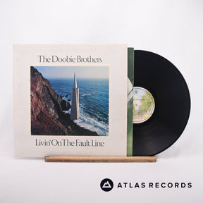 The Doobie Brothers Livin' On The Fault Line LP Vinyl Record - Front Cover & Record