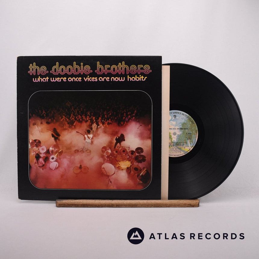 The Doobie Brothers What Were Once Vices Are Now Habits LP Vinyl Record - Front Cover & Record