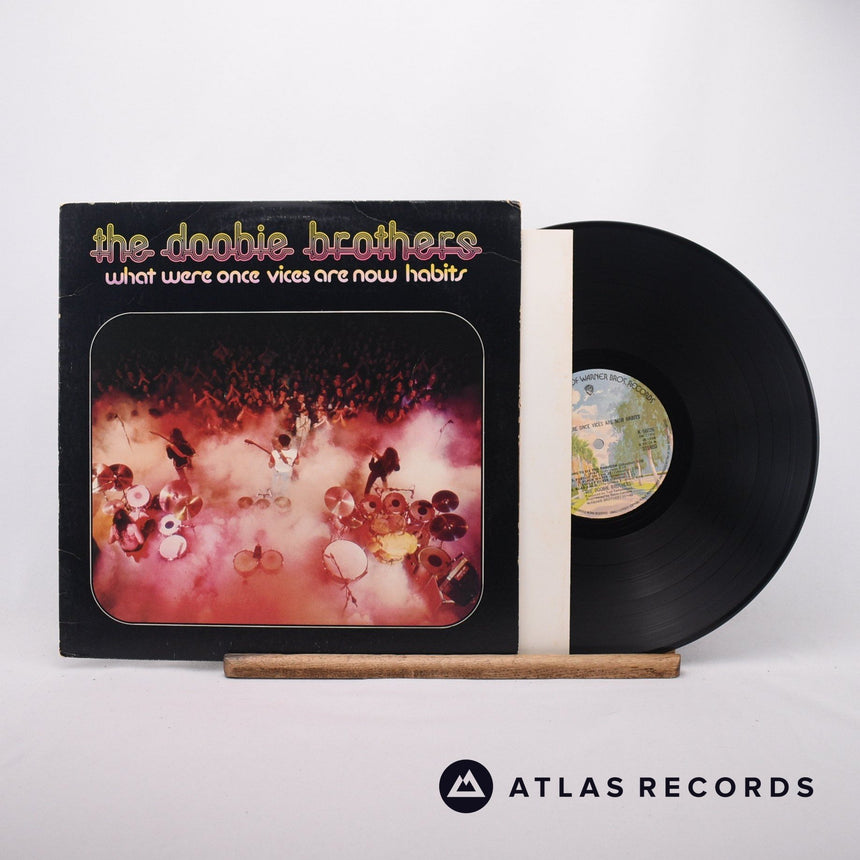 The Doobie Brothers What Were Once Vices Are Now Habits LP Vinyl Record - Front Cover & Record