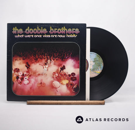The Doobie Brothers What Were Once Vices Are Now Habits LP Vinyl Record - Front Cover & Record
