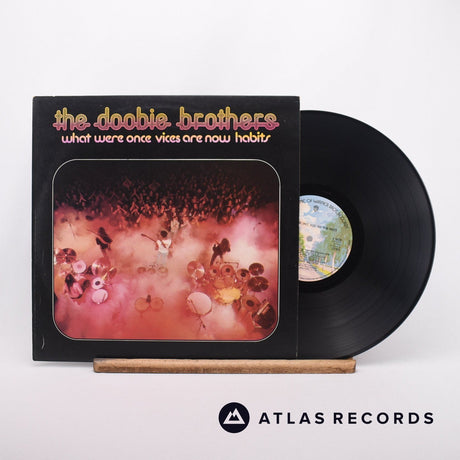 The Doobie Brothers What Were Once Vices Are Now Habits LP Vinyl Record - Front Cover & Record