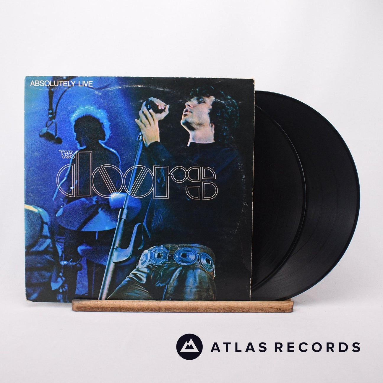 The Doors Absolutely Live 2 x LP Vinyl Record - Front Cover & Record